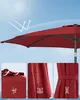 SONGMICS Sonnenschirm Ø300 cm UPF 50+ beidseitig um 30° Produktbild-Vorschau 3