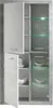 Vitrine Blanc brillantReproduction béton, 4 portes, Voir les images du produit 7