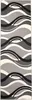 Tapiso Läufer DREAM Modern Grau Schlafzimmer  90 x 220 Produktbild-Vorschau 2