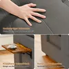 ProximaX Canapé-lit individuel noir - Tissu chenille, Voir les images du produit 6