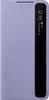 A purple Samsung Galaxy S21 Plus phone case with a transparent window showing the time and date. Podgląd zdjęcia produktu