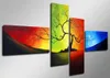 Visario Leinwandbild Baum der Farben 160x70 cm – 4-teilig, Produktbild-Vorschau 1