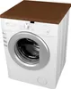 A white washing machine with a brown cover on top. Anteprima dell’immagine prodotto