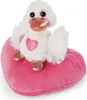 NICI Plüsch Love Weißer Schwan mit Herz 10cm, GRÜN Produktbild-Vorschau 1