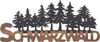 Gilde Wandrelief, "Schwarzwald", Schriftzug, MDF, Metall, Produktbild-Vorschau 1