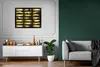 MuchoWow® MuchoWow® Gerahmtes Poster Goldene Streifen auf Produktbild-Vorschau 6