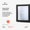 Klarstein Chladnička, mini chladnička so sklenenými Náhľad obrázku produktu 6