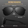 CGID Herren Pilotenbrille Polarisiert UV400 mit Al-Mg Produktbild-Vorschau 7
