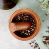 Mörser mit Pistill Koopman, Holz, 10x6,5 cm, braun Produktbild-Vorschau 4