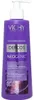 A purple bottle of Vichy Dercos Neogenic shampoo with a white pump dispenser. Produktbild-Vorschau