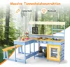 Cucina da esterno per bambini in fango con tavolo da picnic Anteprima dell’immagine prodotto 4