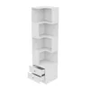Étagère d'angle Merax avec éclairage LED, bibliothèque en Voir les images du produit 11
