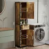 169 cm hoher Schrank – schmales Regal für das Badezimmer Produktbild-Vorschau 5