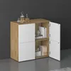 doporro Buffet Commode 76cm Meuble de Rangement Chêne Clair Voir les images du produit 4