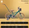 Detský bicykel 16" verdant s vodítkom zelený Náhľad obrázku produktu 5