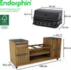 Endorphin Outdoorküche Teak inkl. Merlin 641 Built- in Produktbild-Vorschau 2