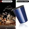 com-four® 6x hochwertiger Edelstahl-Trinkbecher in Blau je Produktbild-Vorschau 3