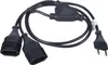 Câble d'alimentation "Y" Akyga AK-RD-05A splitter CCA Voir les images du produit 1