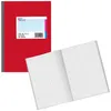 A red notebook and an open grid-lined notebook are shown against a white background. Anteprima dell’immagine prodotto