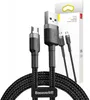 Baseus micro USB Datenkabel/Ladekabel, Nylon Geflochten Produktbild-Vorschau 7