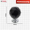 Domino Elegante Crystal Palace Möbelknopf 40mm in Chrom & Produktbild-Vorschau 4
