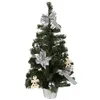 Künstlicher Weihnachtsbaum in einem Topf mit silbernen Produktbild-Vorschau 2
