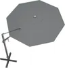 LED Ampelschirm SOLUNA Chambéry Sonnenschirm Ø 300 cm grau Produktbild-Vorschau 5