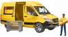 Bruder Mercedes Benz Sprinter DHL mit Fahrer Produktbild-Vorschau 5