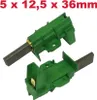 Trade-Shop 2x Motorkohlen Kohlebürsten 5x12,5x36mm mit Produktbild-Vorschau 1