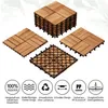 Yaheetech Terrassenfliesen Holzfliesen Akazie 30x30cm 27er Produktbild-Vorschau 7