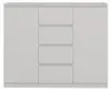Topeshop 2D4S BIEL, Weiß, 4 Schublade(n), Partikelbord, Produktbild-Vorschau 8