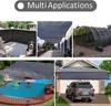 3 x 6 m atmungsaktives Sonnensegel aus HDPE, 90šC95 % Produktbild-Vorschau 4