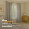 Écharpe décorative Ellen à boucles, lot de 2, gris clair, Voir les images du produit 6