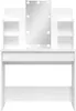 Tavolino con luci LED bianco 96x40x142 cm Anteprima dell’immagine prodotto 3