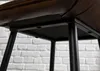 MASSIVMOEBEL24 Barstuhl Echtleder 52x57x108 braun IRON Produktbild-Vorschau 6