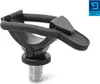 DELPHIN LOX, Rutenhalter mit Sicherung, 3,8x4,6cm, schwarz, Produktbild-Vorschau 1