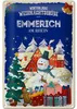 Blechschild Weihnachtsgrüße EMMERICH AM RHEIN 20x30cm Produktbild-Vorschau 1