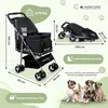 Mobiclinic Pets, Faltbarer Hundewagen, Bis zu 15 kg, Ideal Produktbild-Vorschau 2