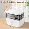 Medizinschränke Medizinbox mit Griff – 3 Etagen Großer Produktbild-Vorschau 8
