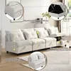 Merax Modulares 4-Sitzer Sofa mit Stauraum, Chenille Produktbild-Vorschau 11