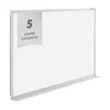 tabule magnetoplan 180,0 x 120,0 cm bílá lakovaná ocel Náhled obrázku produktu 7