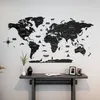 Holz-Weltkarte Wandkunst – 3D Holz Pinnwandkarte, Produktbild-Vorschau 3
