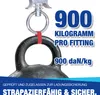 Single Fitting Airlineschiene Einfach 10 Stück 900 daN Produktbild-Vorschau 3