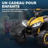 HOMCOM Quad électrique enfant 12 V, voiture électrique Voir les images du produit 8