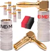 8x High End NEXMEX Winkel Bananenstecker Schrumpfschlauch Produktbild-Vorschau 1