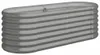 vidaXL Hochbeet Verzinkter Stahl 114x40x36 cm Grau Produktbild-Vorschau 1