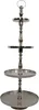 Etagere Brush Aluminium Silber 50 x 50 x 120 cm Produktbild-Vorschau 2