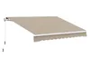 Outsunny Markise Alu-Markise Aluminium-Gelenkarm-Markise Produktbild-Vorschau 6