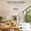 46cm Deckenventilator mit Beleuchtung - Leiser DC Motor Produktbild-Vorschau 9