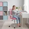 Krzesło biurowe fotel obrotowy regulowany różowy dziecięcy Podgląd zdjęcia produktu 6